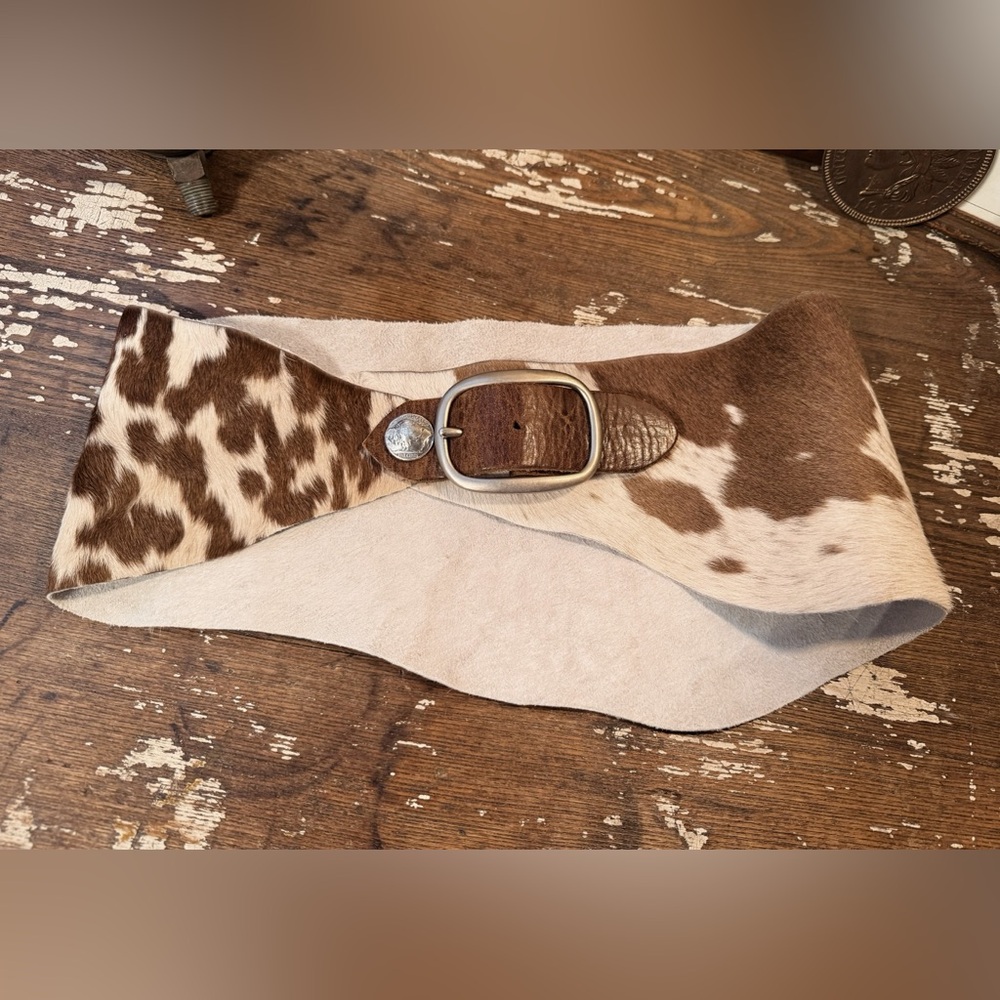 SOLD Genuine Cowhide Belt